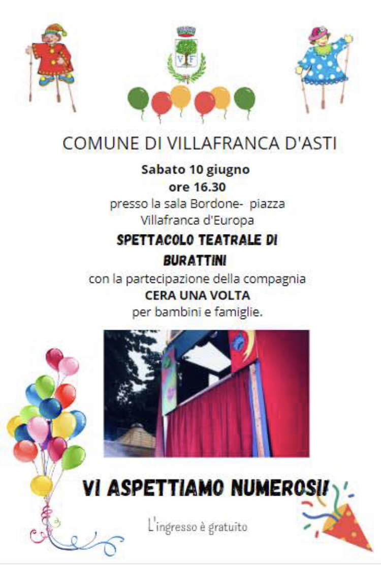 Spettacolo teatrale di burattini