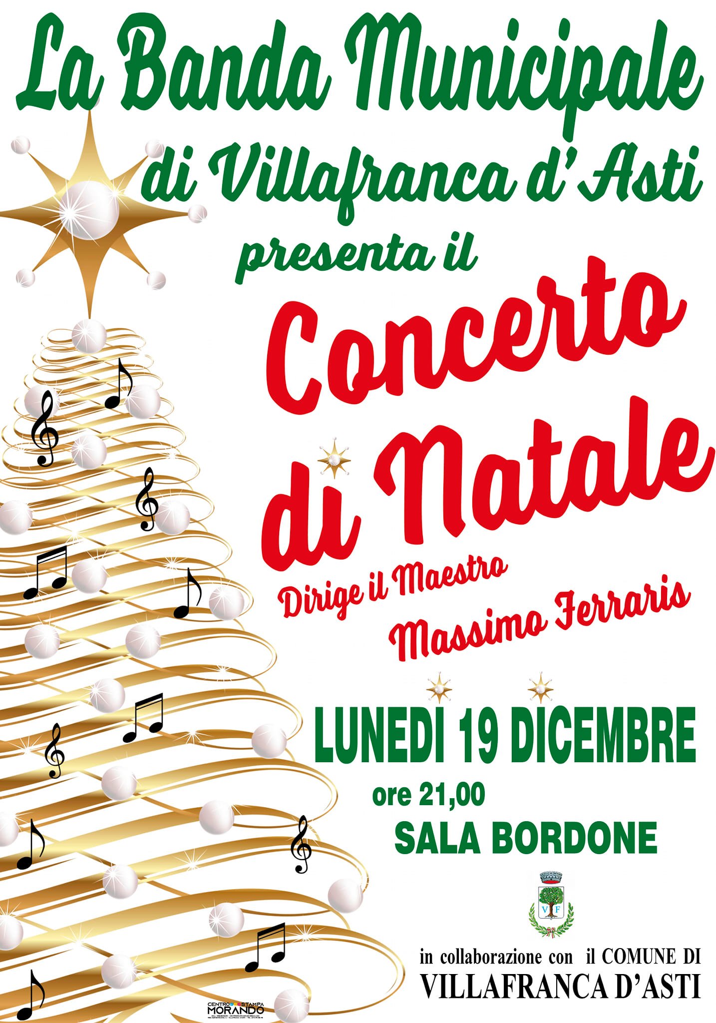 Concerto di Natale della Banda Municipale