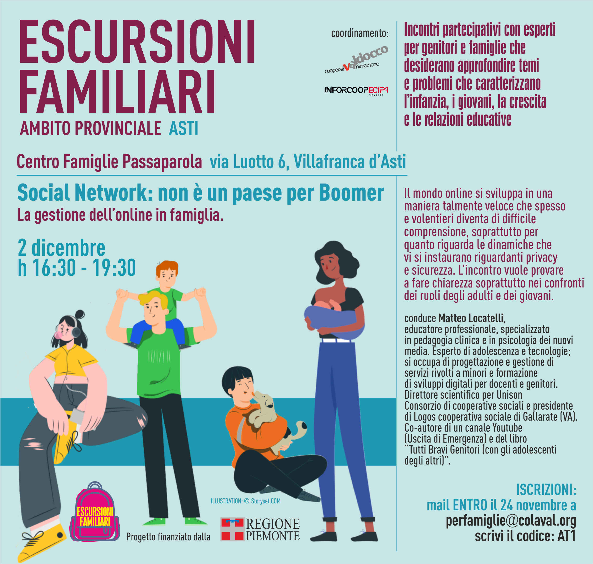 COGESA Escursioni Familiari-Social Network: non è un paese per Boomer