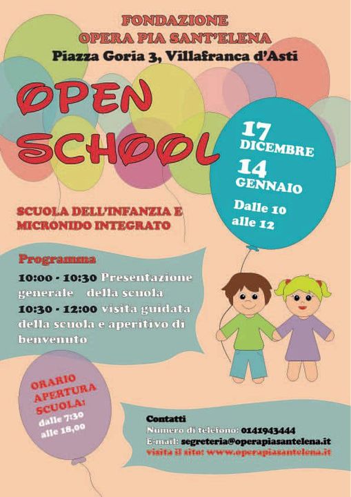 Scuola dell'Infanzia e Micronido integrato - OPEN SCHOOL