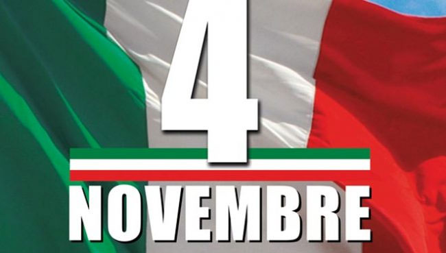 IV novembre - Commemorazione Centenario della Grande Guerra